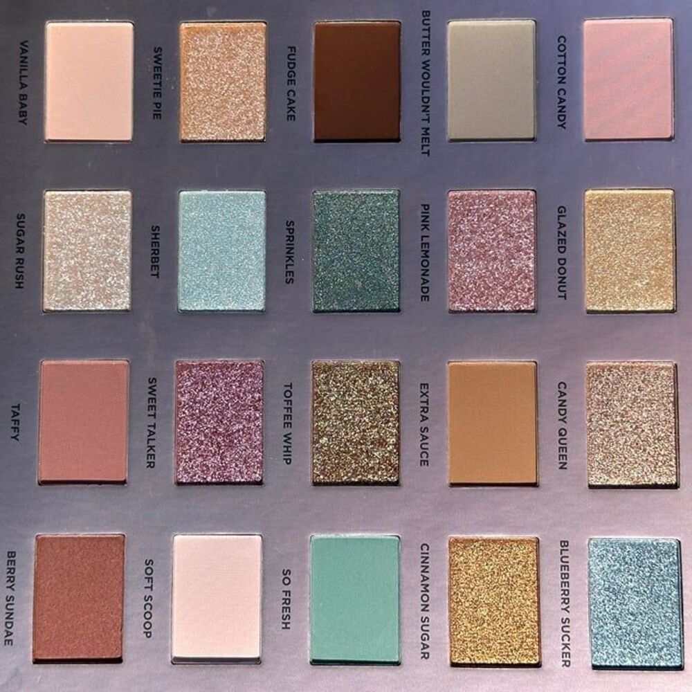 NIB ICONIC LONDON Treat Yourself Eyeshadow Palette Colorful Neutrals Pastels - Picture 8 of 12
